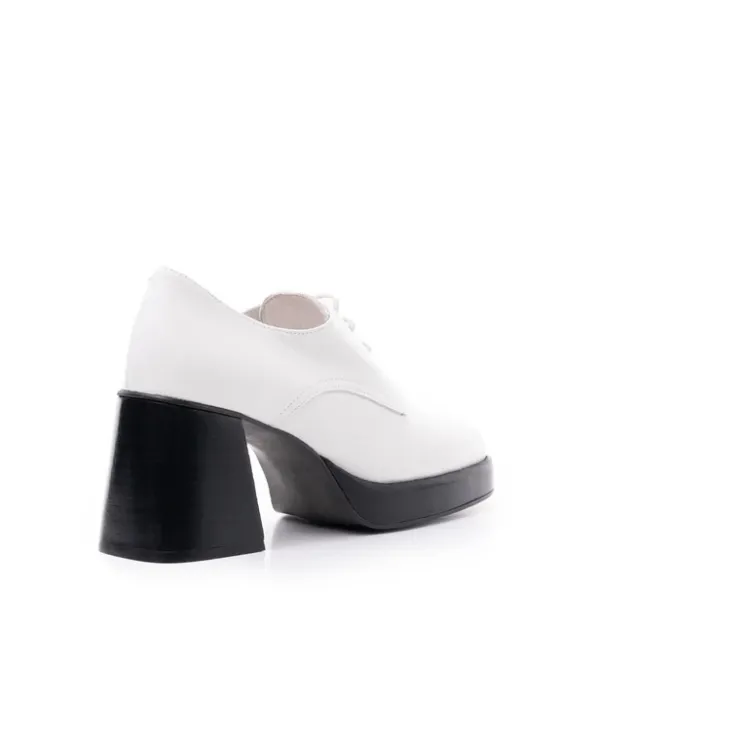 Women L'INTERVALLE Sevres White Leather