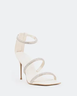 Women L'INTERVALLE Shamari, Off White Leather/Cuir Blanc Cassé
