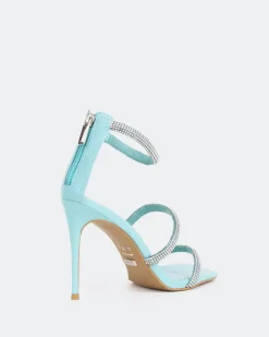 Women L'INTERVALLE Shamari, Turquoise Leather/Cuir Turq.