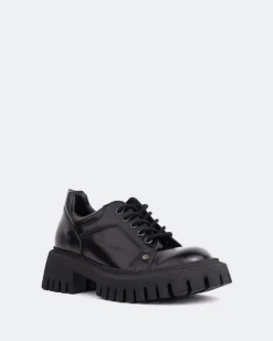 Women L'INTERVALLE Sheeran Black Leather