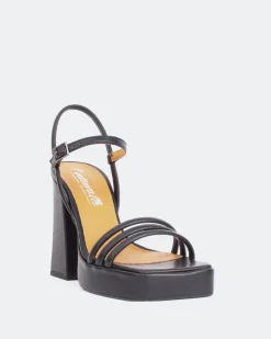 Women L'INTERVALLE Shock Black Leather