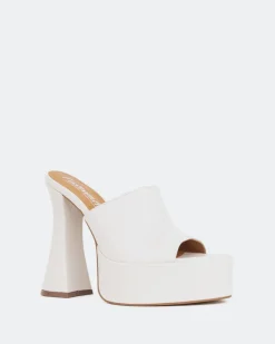 Women L'INTERVALLE Shore Off White Leather/Cuir Blanc Cassé