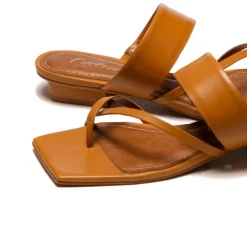 Women L'INTERVALLE Show Camel Leather