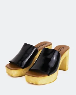 Women L'INTERVALLE Snicker Black Leather