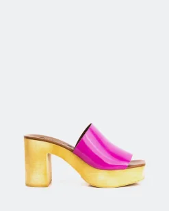 Women L'INTERVALLE Snicker Fuchsia Leather