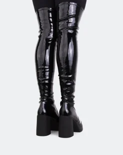 Women L'INTERVALLE Sofo Black Patent