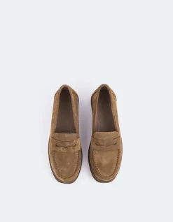Women L'INTERVALLE Sperry Cognac Suede