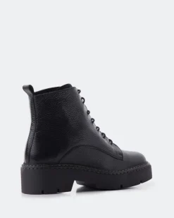 Women L'INTERVALLE Springfield, Black Leather