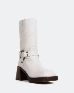 Women L'INTERVALLE Stade Off White Leather