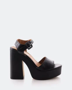 Women L'INTERVALLE Stafilos Black Leather
