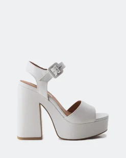 Women L'INTERVALLE Stafilos White Leather