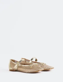 Women L'INTERVALLE Starflower Gold Leather