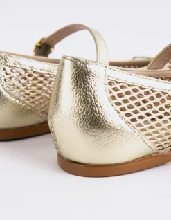 Women L'INTERVALLE Starflower Gold Leather