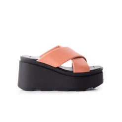 Women L'INTERVALLE Sunshine Pink Leather
