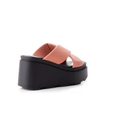 Women L'INTERVALLE Sunshine Pink Leather
