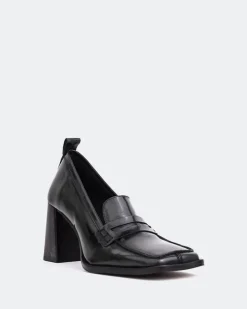 Women L'INTERVALLE Swanky Black Leather