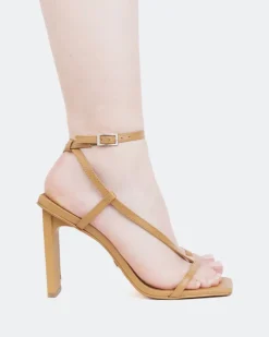 Women L'INTERVALLE Swing Camel Leather