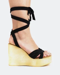 Women L'INTERVALLE Sybille Black Suede
