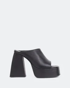 Women L'INTERVALLE Taboo Black Leather