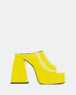 Women L'INTERVALLE Taboo Lime Leather