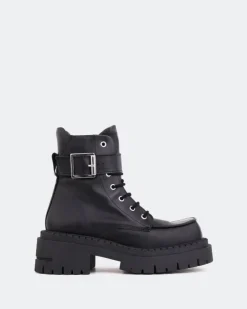 Women L'INTERVALLE Tanny Black Leather