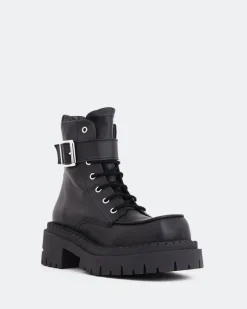 Women L'INTERVALLE Tanny Black Leather