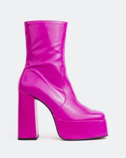 Women L'INTERVALLE Tate Fuchsia Leather