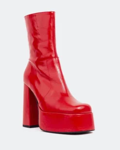 Women L'INTERVALLE Tate Red Leather
