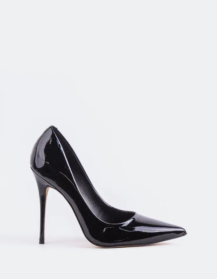 Women L'INTERVALLE Teeva Black Patent