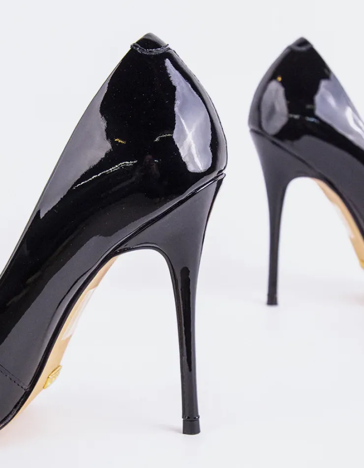 Women L'INTERVALLE Teeva Black Patent