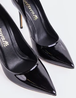 Women L'INTERVALLE Teeva Black Patent