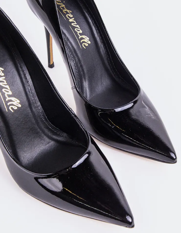 Women L'INTERVALLE Teeva Black Patent