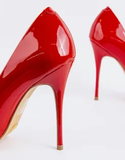 Women L'INTERVALLE Teeva Red Patent
