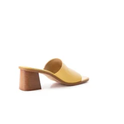 Women L'INTERVALLE Temple Yellow Leather