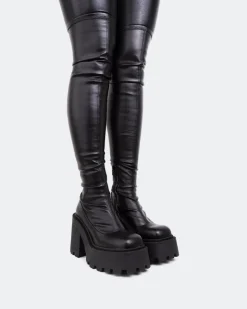 Women L'INTERVALLE Tialo Black Stretch
