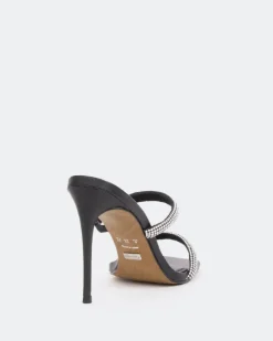 Women L'INTERVALLE Tinsley, Black Leather/Cuir Noir