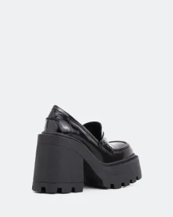 Women L'INTERVALLE Tonya Black Shiny Leather