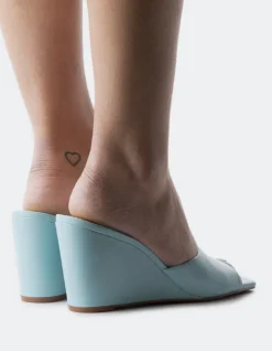 Women L'INTERVALLE Toscana Blue Leather