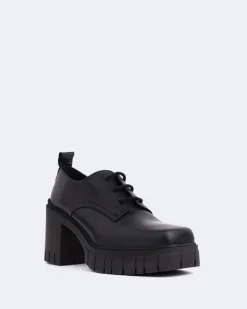 Women L'INTERVALLE Toulon Black Leather