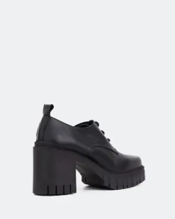 Women L'INTERVALLE Toulon Black Leather