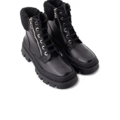 Women L'INTERVALLE Trieste Black Leather