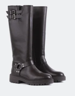 Women L'INTERVALLE Turvol Brown Leather
