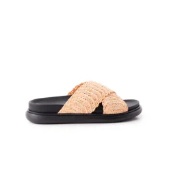 Women L'INTERVALLE Tuva Orange Raffia