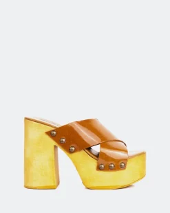Women L'INTERVALLE Twist Tan Leather
