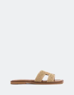 Women L'INTERVALLE Valmy Camel Raffia