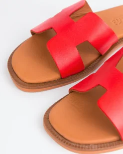 Women L'INTERVALLE Valmy Red Leather