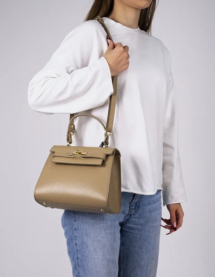 L'INTERVALLE Vance Taupe Leather