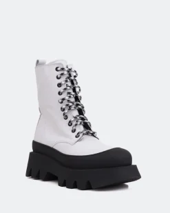 Women L'INTERVALLE Vancouver White Leather
