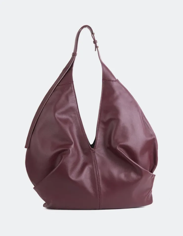 L'INTERVALLE Varana Burgundy Leather