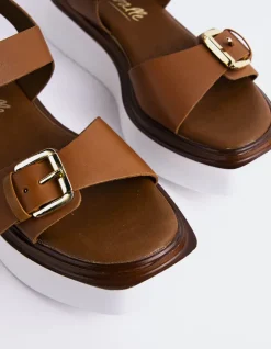 Women L'INTERVALLE Varvara Tan Leather